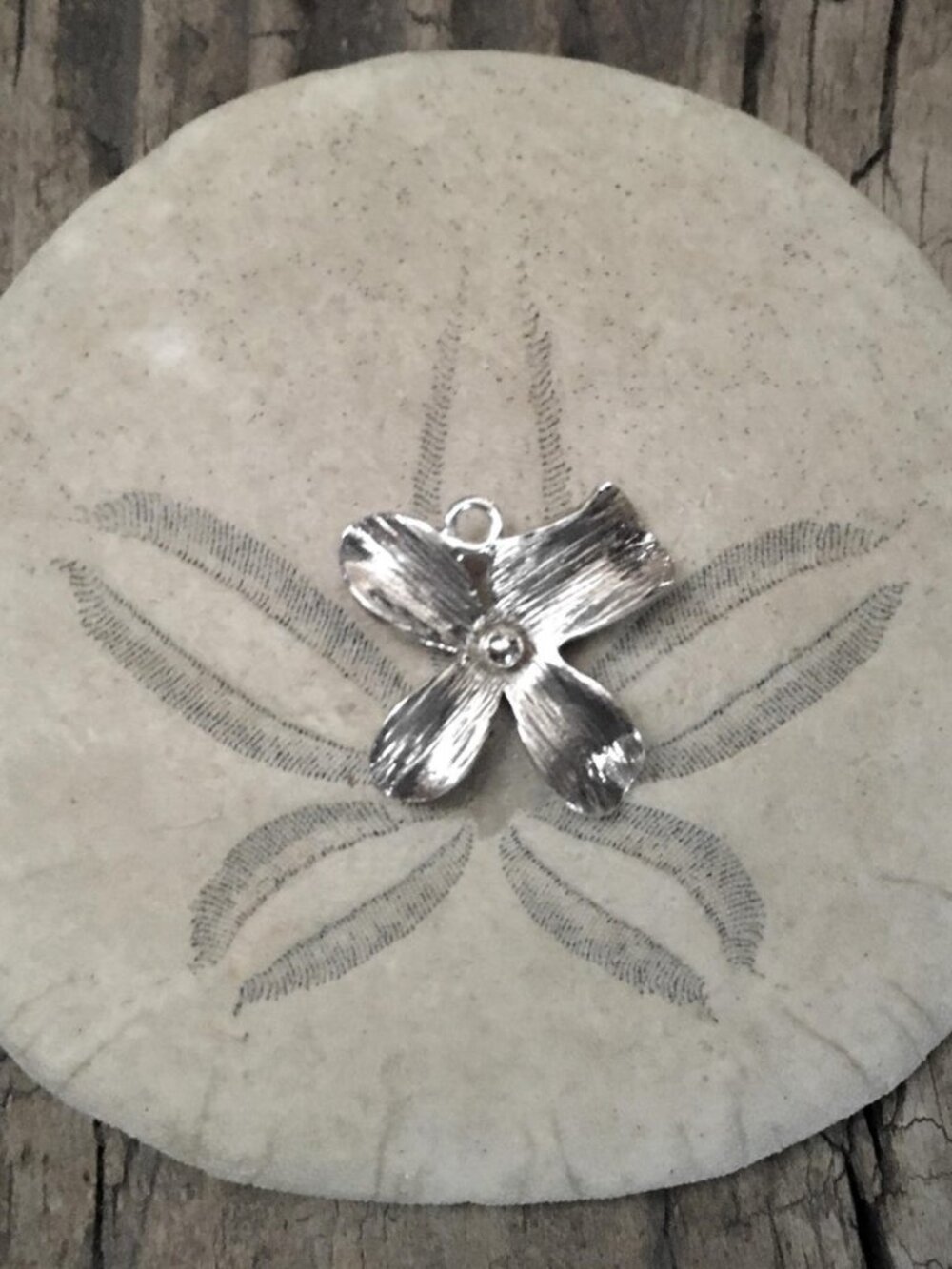 Vintage flower sterling silver charm 925 necklace bracelet India